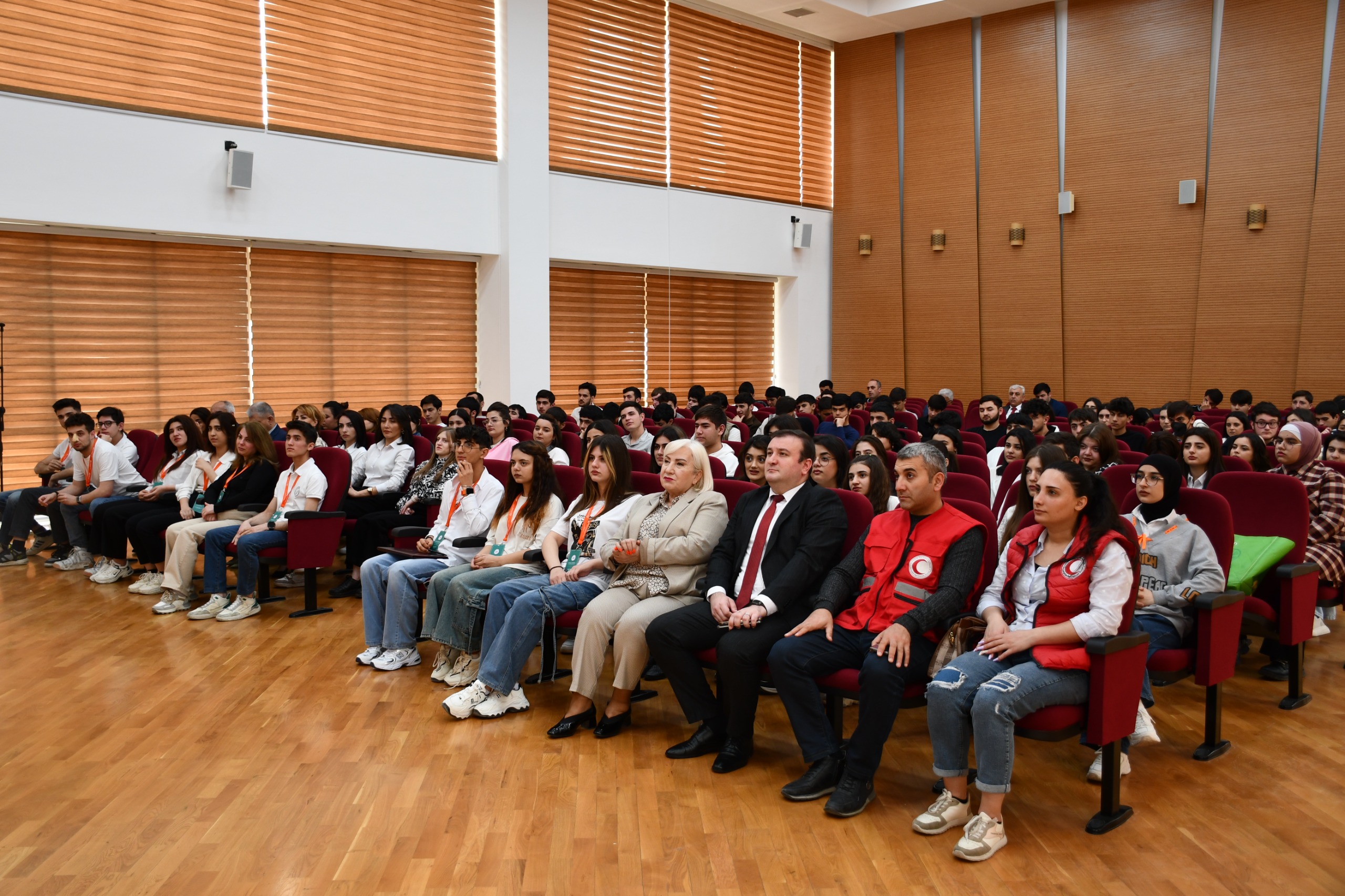  The Azerbaijan Red Crescent Society holds a "Health promotion" event at the Vocational Education Centre